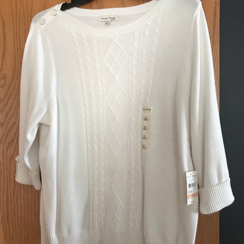 White sweater